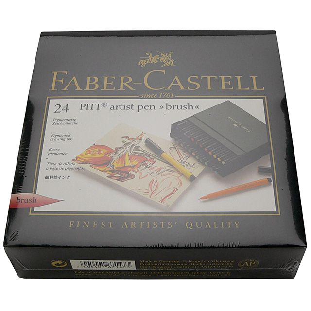 FABER-CASTELL（ファーバーカステル） ピット アーティストペン 167147 24色（スタジオBOX）