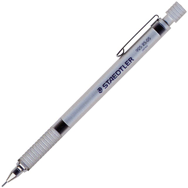 STAEDTLER（ステッドラー） ペンシル 0.5mm シルバーシリーズ 製図用シャープペンシル 925 25-05
