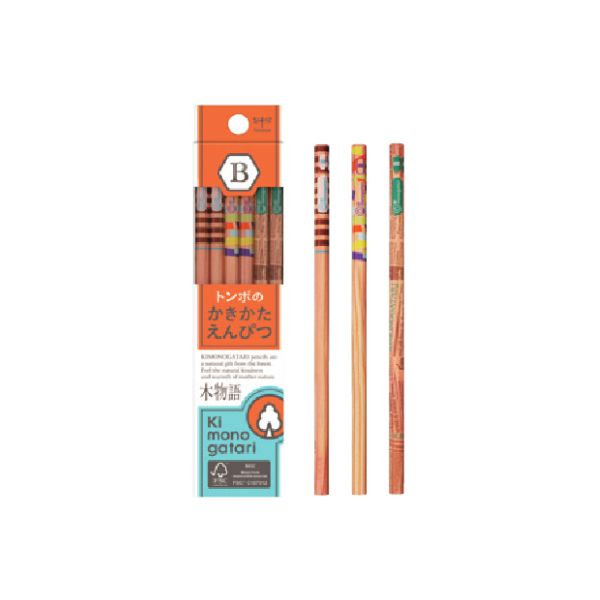 TOMBOW（トンボ鉛筆） 鉛筆 かきかた鉛筆 F木物語 オレンジ 1ダース KB-KF03
