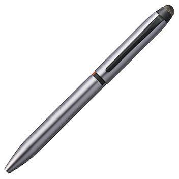 三菱鉛筆 複合筆記具 ジェットストリーム スタイラス 3色ボールペン＆タッチペン SXE3T-1800-05-P26 シルバー