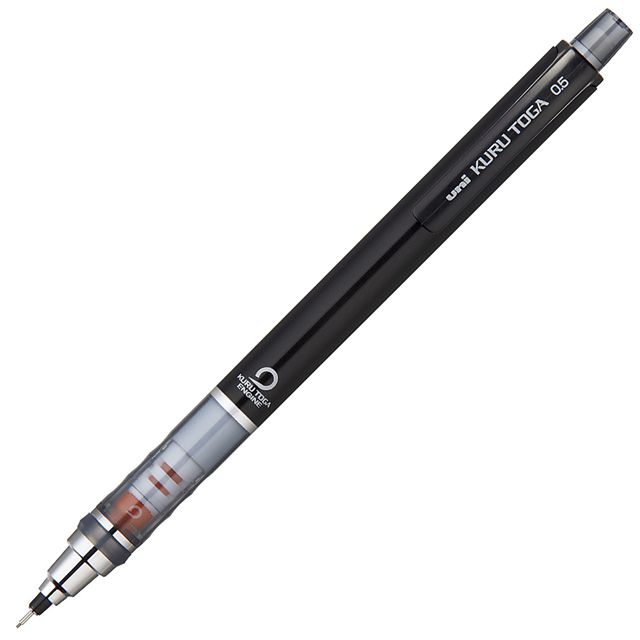 三菱鉛筆 ペンシル 0.5mm KURU TOGA クルトガ スタンダードモデル M5-450 1P ブラック