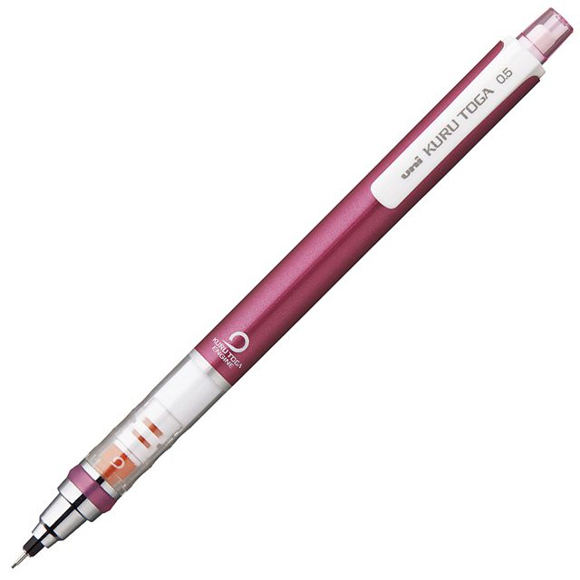 三菱鉛筆 ペンシル 0.5mm KURU TOGA クルトガ スタンダードモデル M5-450 1P ピンク