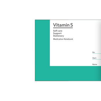 MDS（エムディーエス） 通帳サイズ Vitamin S お薬手帳 37-002 グリーン