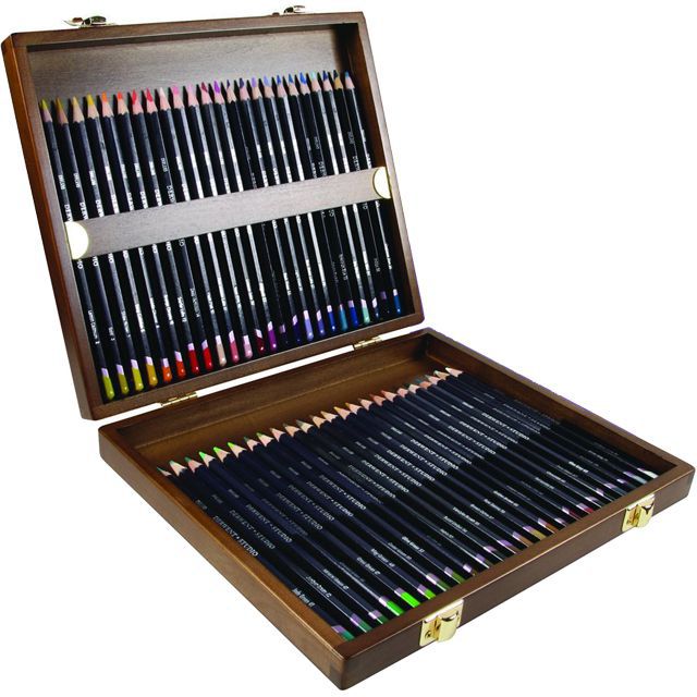 DERWENT（ダーウェント） 色鉛筆 スタジオ 0700822 48色セット ウッドボックス