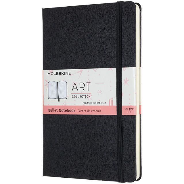 MOLESKINE（モレスキン） アート コレクション バレット ノートブック ラージサイズ ブラック ドット(ドット方眼) ARTBULNT3 5181581