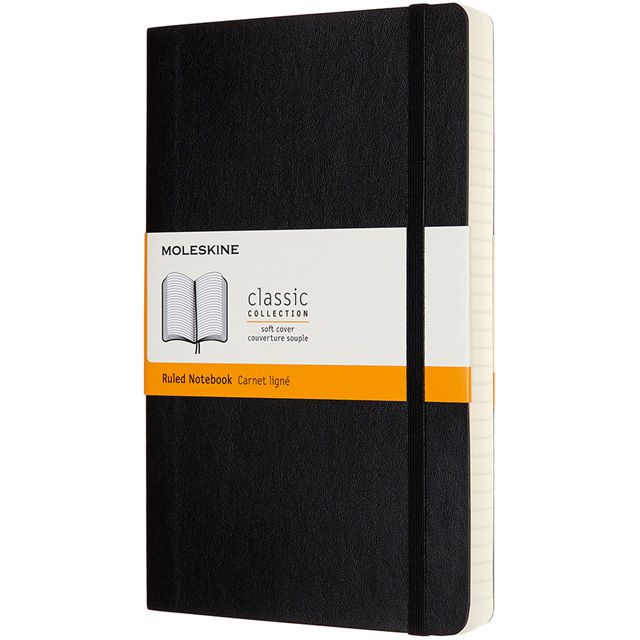 MOLESKINE（モレスキン） ノートブック ソフトカバー ラージサイズ エクスパンデッド ブラック 横罫 QP616EXP 5181582