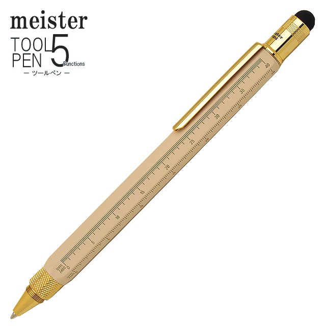 meister（マイスター） ボールペン ツールペン UB-HLTF26B-BG ベージュゴールド
