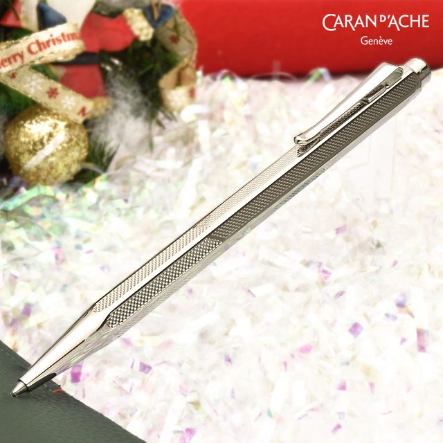 CARAN D'ACHE（カランダッシュ）ボールペン + 一本挿しペンシース 限定品 クリスマスコレクション 2021 ワンダーフォレスト エクリドール スターギフトセット CC0890-021