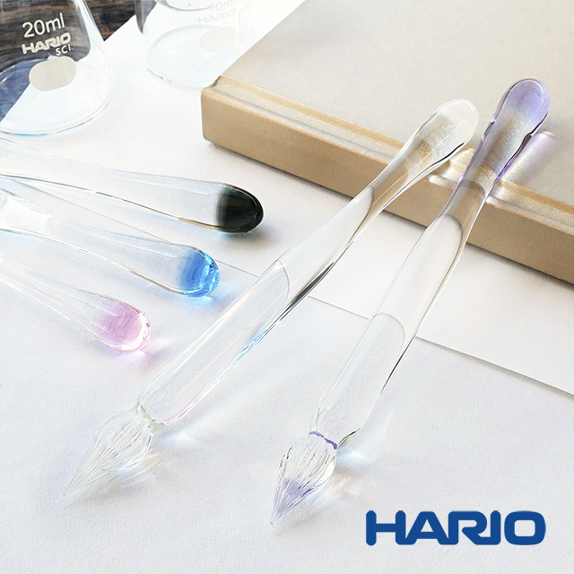 ハリオサイエンス ガラスペン 毎日使いたいガラスペン BRIDE GP-B アイリスブルー ガーデニアホワイト ライラックピンク 