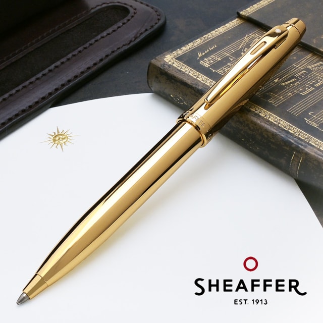 SHEAFFER（シェーファー）ボールペン Sheaffer100シリーズ ゴールドPVD E2937251
