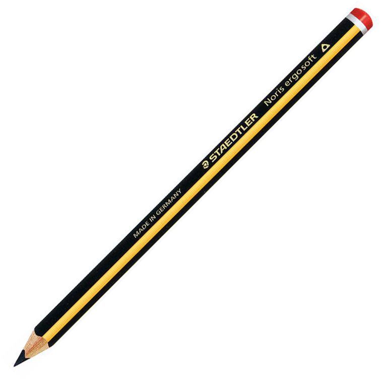 STAEDTLER（ステッドラー） 鉛筆 ノリス エルゴソフト 153 軸径9mm 1ダース