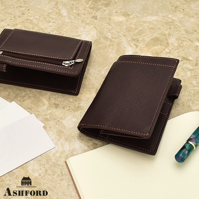 ASHFORD（アシュフォード） システム手帳 ディープ　MICRO5　11mm　名刺フォン 