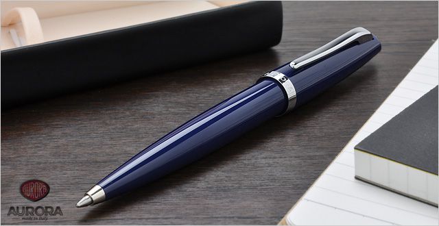 AURORA アウロラ ボールペン スタイル E32-CB ブルー | 世界の筆記具ペンハウス