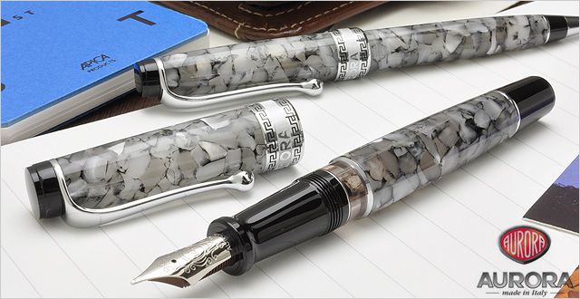 AURORA 万年筆 アウロラ 万年筆 オプティマ 996-CG ブラックパール | 世界の筆記具ペンハウス