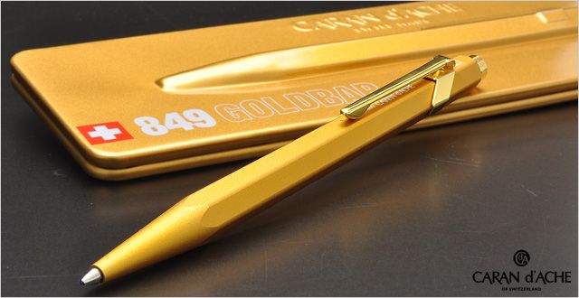 Caran D Ache 万年筆 カランダッシュ ボールペン限定品 849 ゴールドバー 世界の筆記具ペンハウス Caran D Ache 万年筆 カランダッシュ ボールペン限定品 849 ゴールドバー 世界の筆記具ペンハウス