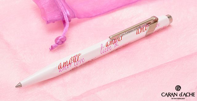 カランダッシュ ボールペン 限定品 Love Pen ラブ ホワイト