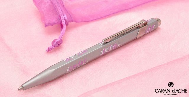 カランダッシュ ボールペン 限定品 Love Pen ラブ グレイ