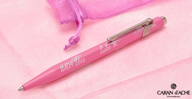 カランダッシュ ボールペン 限定品 Love Pen ラブ ピンク