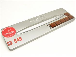 カランダッシュ ボールペン 849ポップライン トータリースイス NF0849-752　チョコレート　＜缶入＞