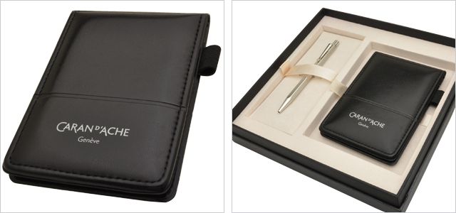 カランダッシュ ボールペン＜GIFTSET＞ 限定品 2015年クリスマス用 ギフトセット エクリドール グラフペーパー ＋ メモパッド