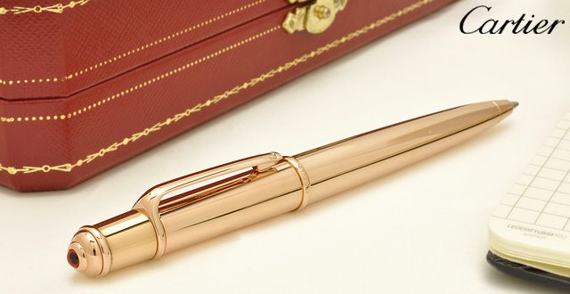 Cartier カルティエ ミニ ボールペン ディアボロ ドゥ Cartier カルティエ ST180134 ピンクゴールドフィニッシュ