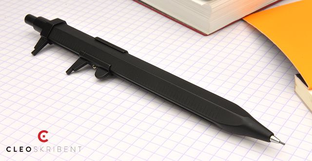クレオ・スクリベント ペンシル 0.7mm メッソグラフ　ノギス付きタイヤトレッドゲージ　ブラック