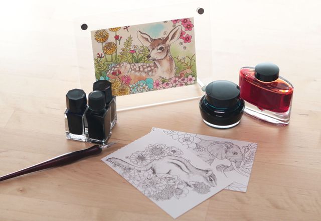 RT-170869 ぬりえポスカ 30枚 楽天市場】きつねと猟犬 ぬりえ カラーリングブック 17078b