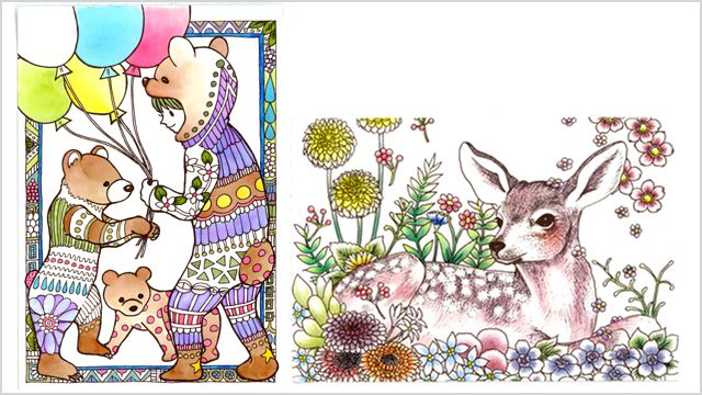 カルトドゥコロリアージュ Cartes de Coloriage ロンド工房
