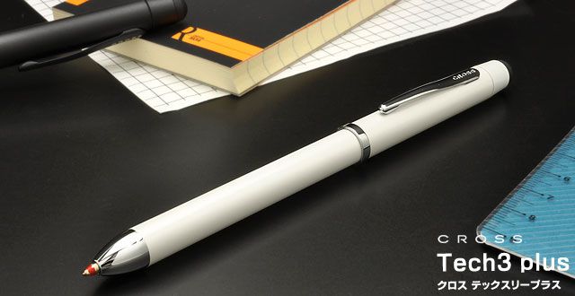 クロス 複合筆記具 テックスリー プラス (Tech 3 +) AT0090-9 パールホワイト