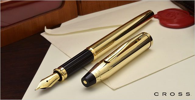 クロス 万年筆・ボールペン・ローラーボール・ペンシル 筆記具 センチュリーII 10金張