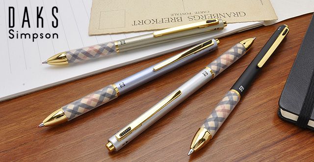 ダックス 複合筆記具 ハウスチェックシリーズ ブリーズ3 66-1224