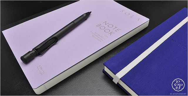 エイステーショナリー A5サイズ SOLA ノート N004 ハードカバー 7ミリ横罫