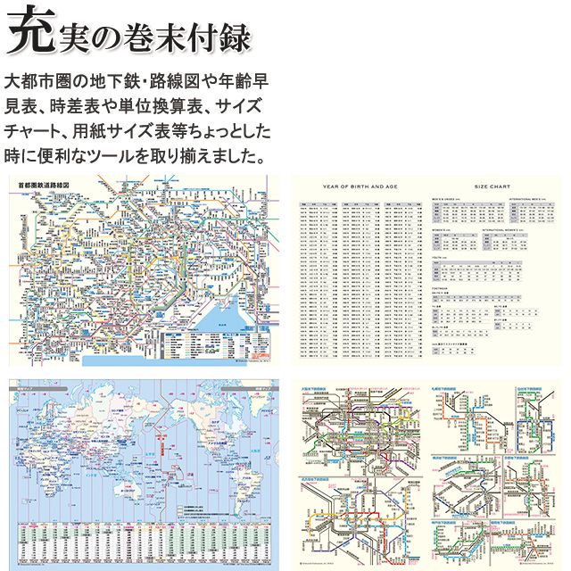 充実の巻末付録