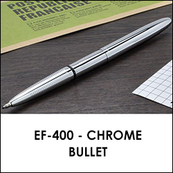 フィッシャー ボールペン ブレット EF-400 クローム