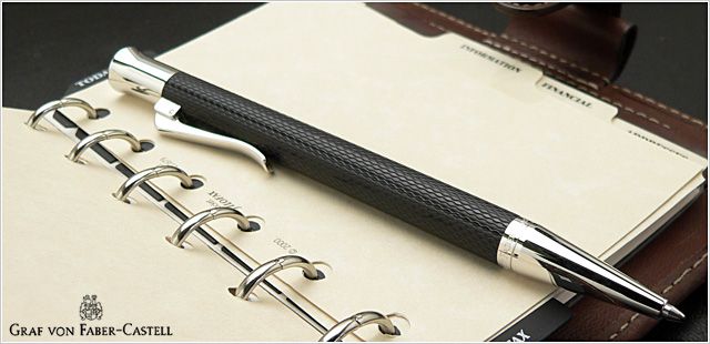 FABER-CASTELL ファーバーカステル ボールペン ギロシェ 146530 ブラック | 世界の筆記具ペンハウス