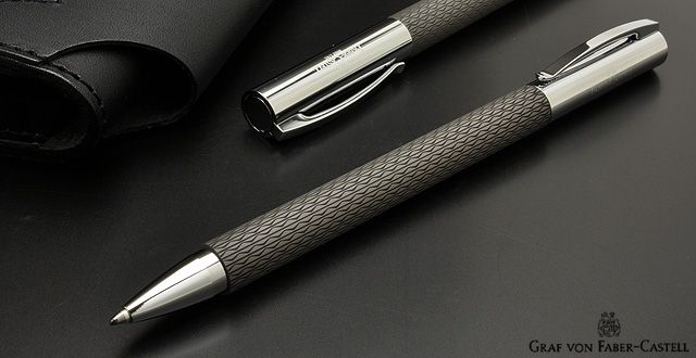 ファーバーカステル ボールペン デザインシリーズ　アンビション　 147055　オプアート　ブラックサンド