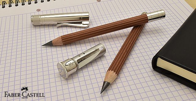 ファーバーカステル 鉛筆 パーフェクトペンシル マグナム 118555 プラチナコーティング ブラウン