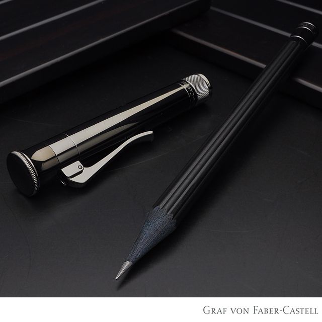 ファーバーカステル 鉛筆 パーフェクトペンシル PVDコーティング　ブラック