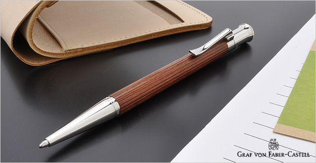 FABER-CASTELL ファーバーカステル ボールペン クラシック コレクション 145530 ペルナンブコ・プラチナコーティング