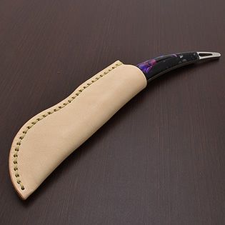 ヌメ革シース