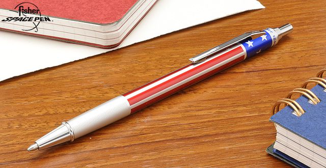 fisher 万年筆 フィッシャー ボールペン 筆記具 キャップアクション AFP-5 アメリカンフラッグ | 世界の筆記具ペンハウス