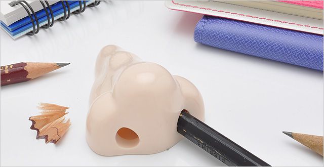 アイデア文具・雑貨 鉛筆削り アクータメンツ 鼻の鉛筆削り acc-09737
