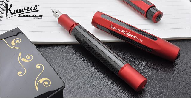 KAWECO 万年筆 カヴェコ 万年筆 ACスポーツ レッド | 世界の筆記具ペン 
