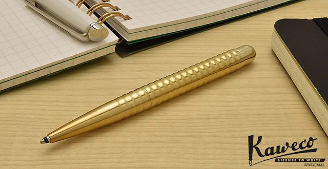 KAWECO カヴェコ リリプット ボールペン ブラス ウエーブ - 文具