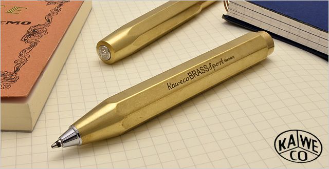 KAWECO　カヴェコ　ボールペン　ブラススポーツ　BRBP-BR