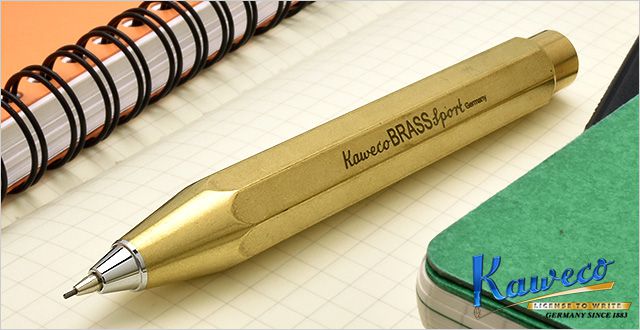 KAWECO カヴェコ ペンシル 0.7mm ブラススポーツ BRSP-BR シャープペンシル シャーペン | 世界の筆記具ペンハウス