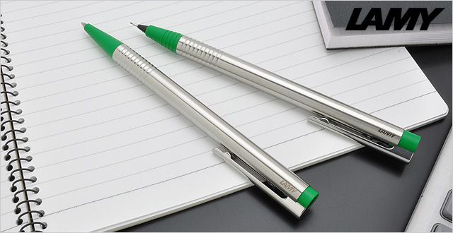 LAMY　ラミー　ペンシル　ロゴ　ステンレス　L105GN　グリーン