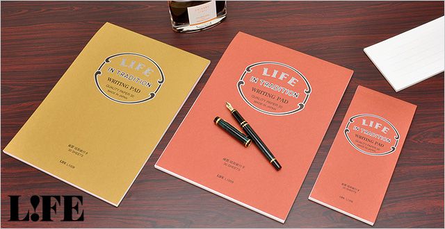 LIFE ライフ 便箋 L1008 11mm縦罫 吸取紙付き 単品 | 世界の筆記具ペンハウス