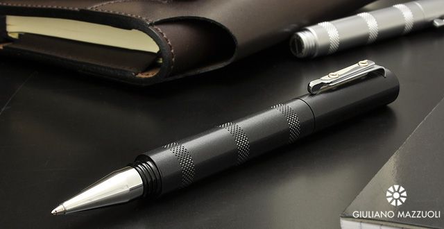 ジュリアーノ・マッツォーリ ボールペン オフィチーナ・ミニ Micrometer(マイクロメーター) マットブラック