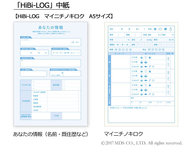 エムディーエス Vitamin S　HiBi-LOG　ヒビログ　マイニチノキロク